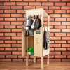 Skippi Medinė dviguba žirgų tvartelio lentyna vaikams nuo 3 metų, reguliuojamo aukščio, rankų darbo