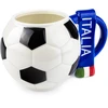Sprintigo Didelis futbolo formos puodelis su 700 ml talpa, futbolo gerbėjams, juodas
