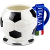 Sprintigo Didelis futbolo formos puodelis su 700 ml talpa ir silikonine padėkliuke, futbolo gerbėjams