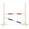 Super Hobby Horse Šokinėjimo kliūtis hobby horse su raudona ir mėlyna kartimi