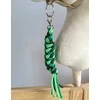Super Hobby Horse Pavadėlis hobi arkliukui, dvigubas, šviesiai žalias / žalias / tamsiai žalias