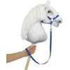 Super Hobby Horse Hobio arklio pavadis iš juostinio diržo – mėlynas