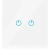 V-tac WiFI jungiklis, liečiamas, su dviem jungikliais, suderinamas su amazon alexa bei google home, baltas