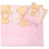 Patalynės komplektas kūdikiui Cuddly Teddy Bear Pram – jaukumui ir saldžiam miegui.