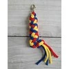 Super Hobby Horse Pavadėlis hobi arkliukui, dviguba virvė, raudona/gentainė/geltona