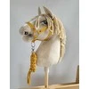 Super Hobby Horse Pavadėlis hobi arkliukui, medvilninis, medaus geltonumo