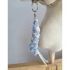 Super Hobby Horse Pavadėlis hobi arkliukui, dviguba virvė, violetinė/mėlyna/šviesi smėlio