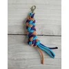 Super Hobby Horse Pavadėlis hobi arkliukui, dviguba virvė, tamsiai violetinis/turkio/terakotos