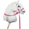 Super Hobby Horse Hobio žirgo kamanų pavadžiai – tamsiai rožiniai