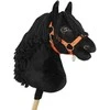 Super Hobby Horse Medinis žirgas su kotu – juodas, Premium