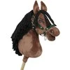 Super Hobby Horse Medinis žirgas su kotu – rudas, Premium