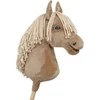 Super Hobby Horse Medinis žirgas su kotu – palomino spalva