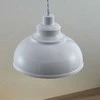 Pakabinamas šviestuvas Albertine vintažinis pakabukas, metalinis, baltas