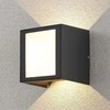 Alenda LED lauko sieninis šviestuvas kvadrato formos