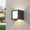Alenda LED lauko sieninis šviestuvas kvadrato formos