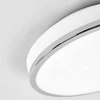 Apvalus LED lubinis šviestuvas Lyss su chromuotu apvadu, IP44