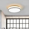 Apvalus LED lubinis šviestuvas Lyss su chromuotu apvadu, IP44