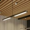 Pakabinamas šviestuvas Arcchio Rontan LED pakabinamas biuro šviestuvas, juodas