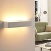 Arya - balto gipso LED sieninis šviestuvas