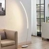 LED arkinis toršeras Nalevi, šlifuotas sidabras