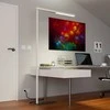 LED biuro toršeras Tamilo, baltas