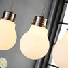 LED pakabinamas šviestuvas Bado lemputės formos, reguliuojamas, 5 lempučių.