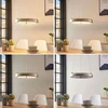 LED pakabinamas šviestuvas Risto nikelio, žiedo formos
