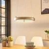 LED pakabinamas šviestuvas Risto nikelio, žiedo formos