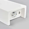 LED sieninis šviestuvas Fabiola iš gipso, aukštis 16 cm