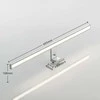 Lubinis šviestuvas Lindby Daitani LED vonios veidrodinis šviestuvas 60,5 cm