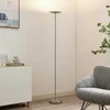 Lindby Heliani LED toršeras, 1 lempa, chromas