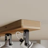 Lindby Mitis LED lubinis šviestuvas, pušies medienos, 4 lempučių.