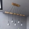 Lindby Mitis LED pakabinamas šviestuvas pagamintas iš betono ir medžio