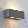 Lindby Nellie LED betoninis sieninis šviestuvas, plotis 21,8 cm
