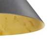 Lucande Caris pakabinamas šviestuvas Ø30cm juodas/auksinis