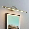 Mailine LED vaizdo šviestuvas su jungikliu, žalvaris