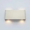Manon LED sieninis šviestuvas, satininis nikelis, 22 cm