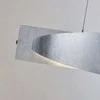 Marija LED pakabinamas šviestuvas, vertikalus gaubtas, sidabrinis