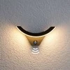 Pusiau LED lauko sieninis šviestuvas su judesio jutikliu