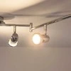 Šešių lempučių LED chromuotas lubinis šviestuvas Arminius