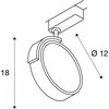 SLV Šviestuvas į bėgelius, QRB111, juodas, maksimaliai 50W, pridedamas 3-fazių adapteris