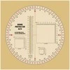 M-Tac Ecopybook Tactical Ruler Protractor round (130mm) NATO Liniuotė/matlankis