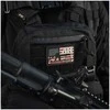 M-Tac Patch AR-15 American Rifle (80х50 мм) Juodas/GID Antsiuvas