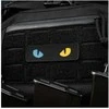 M-Tac Patch Cat Eyes lazerinis Cut Juodas/Geltona/Mėlyna Antsiuvas su ukrainietiškais motyvais