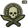 M-Tac Patch No Knife - No Life 3D PVC Antsiuvas