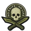 M-Tac Patch No Knife - No Life 3D PVC Antsiuvas
