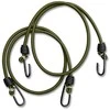 Mil-Tec OD ELASTIC SHOCK CORDS WITH HOOKS (PAIR)