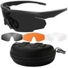 Swiss Eye BLACKHAWK PRO Tactical Glasses Juodas Taktiniai, apsauginiai, šaudymo akiniai