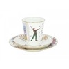 Imperial IMPERIŠKOJO LOMONOSOVO KAULINIO PORCELIANO ESPRESO PUODELIŲ RINKINYS „MAY BALLET ROMEO &amp; DŽULJETA“ 165 ml