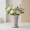 LOMONOSOV IMPERIAL PORCELAIN FLOWER VASE Raudonas NET EMPIRE 20 CM
